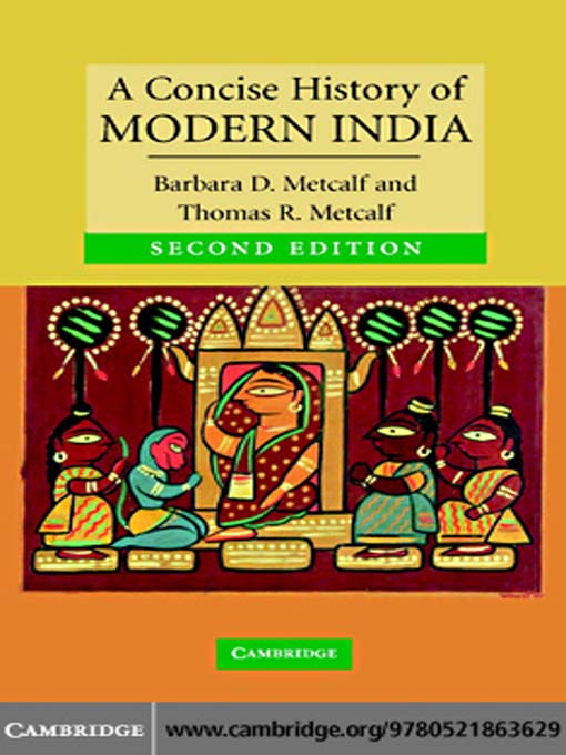 Cover image for A Concise History of Modern India